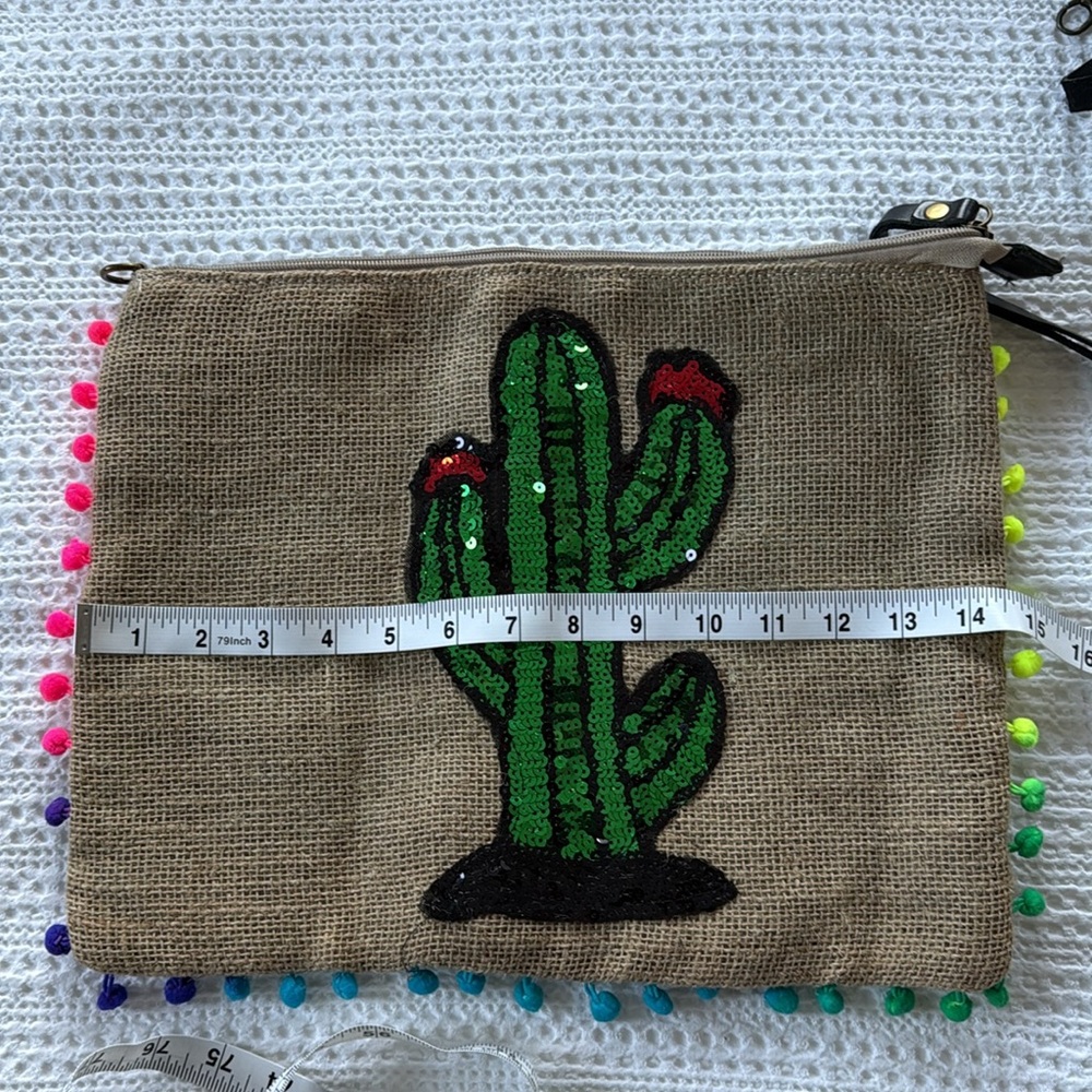 Sequin Cactus Clutch - Picture 14 of 16